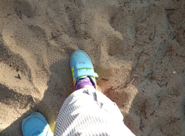 Schritte im Sand