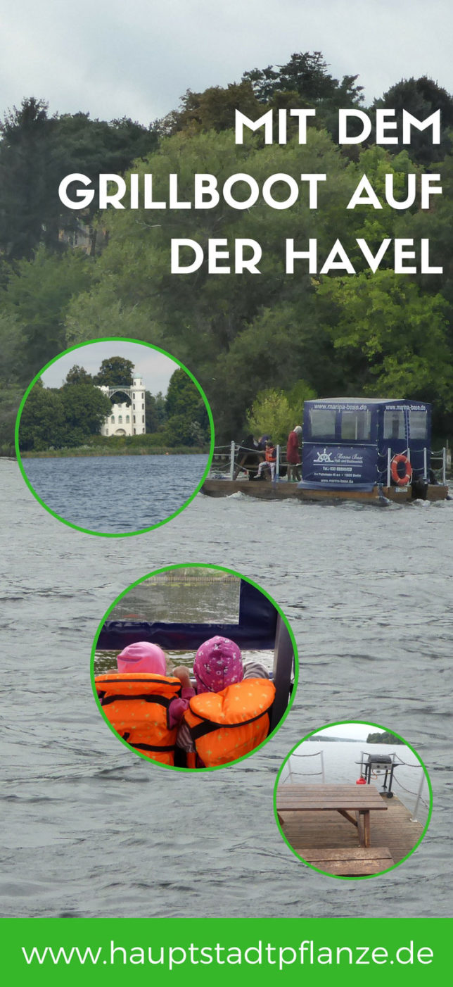 Picknick auf dem Wasser! Mit dem Grillboot auf Havel und Wannsee Berlin und Brandenburg erkunden.