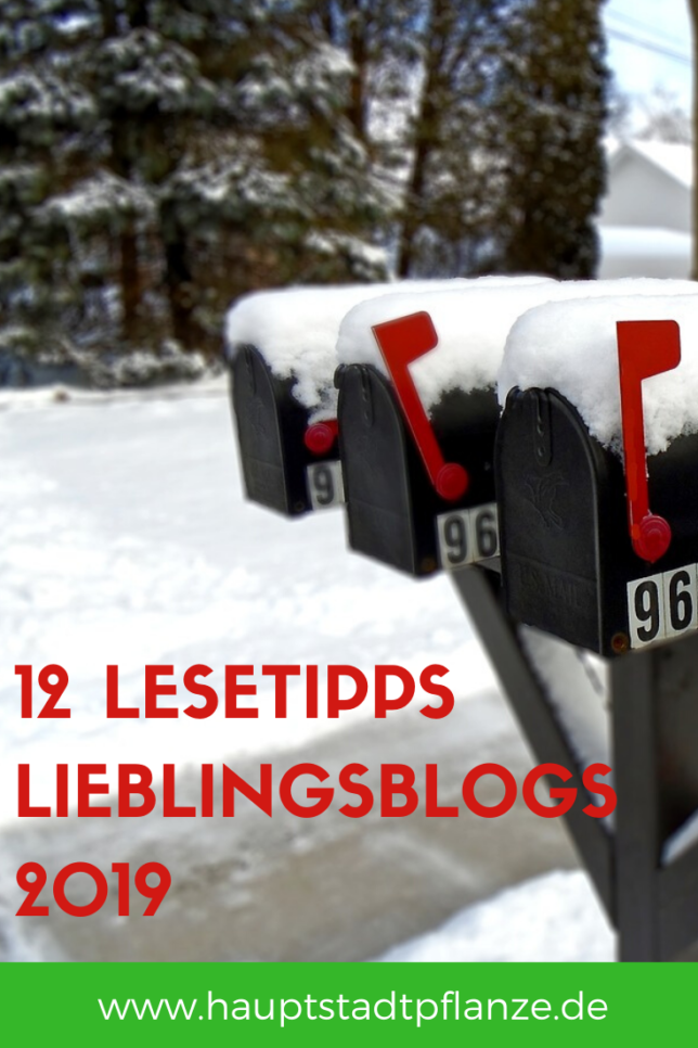 Lesetipps Lieblingsblogs 2019